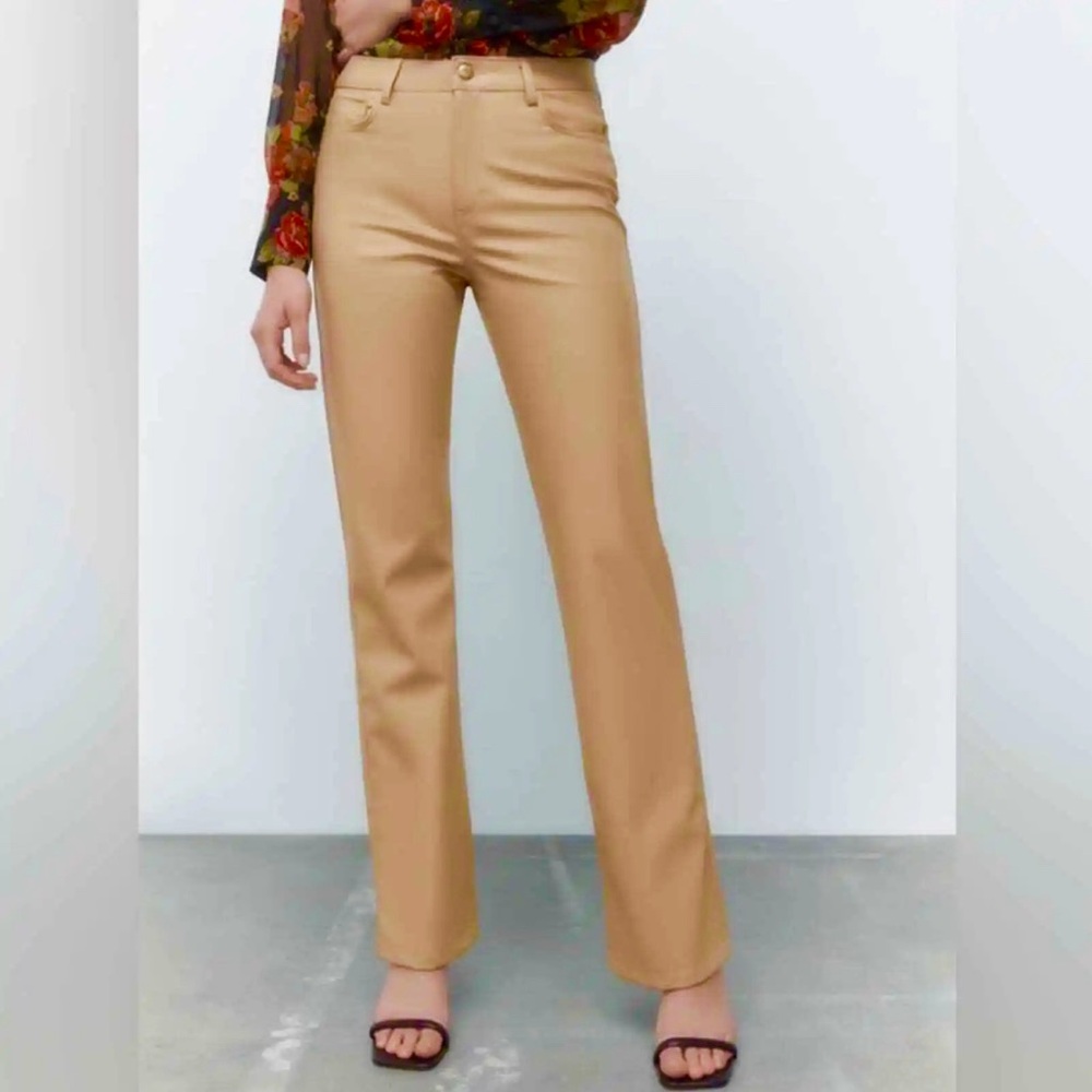 Zara Vegan Leather Pants